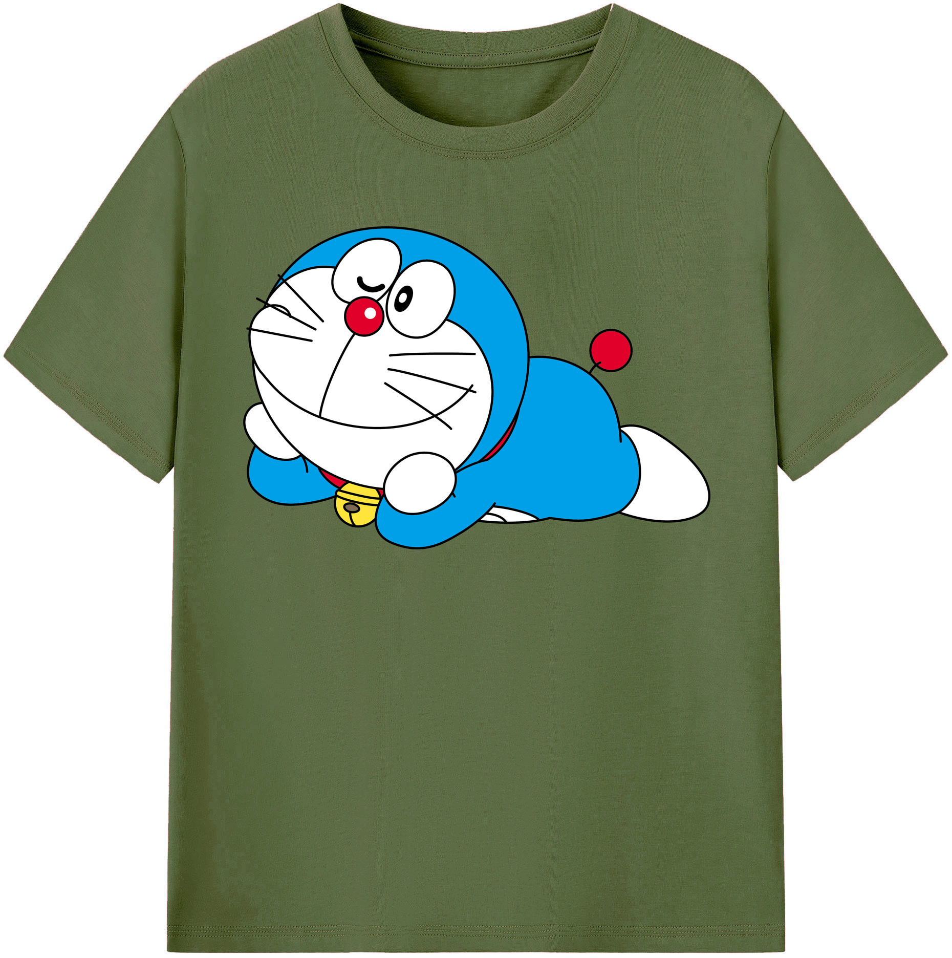 （画像用） ドラえもん Doraemon 綿100％半袖Tシャツ（フロントプリント）